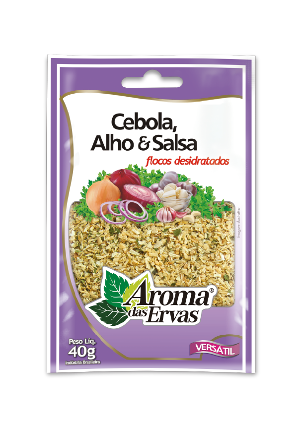 Cebola, Alho & Salsa flocos 40g