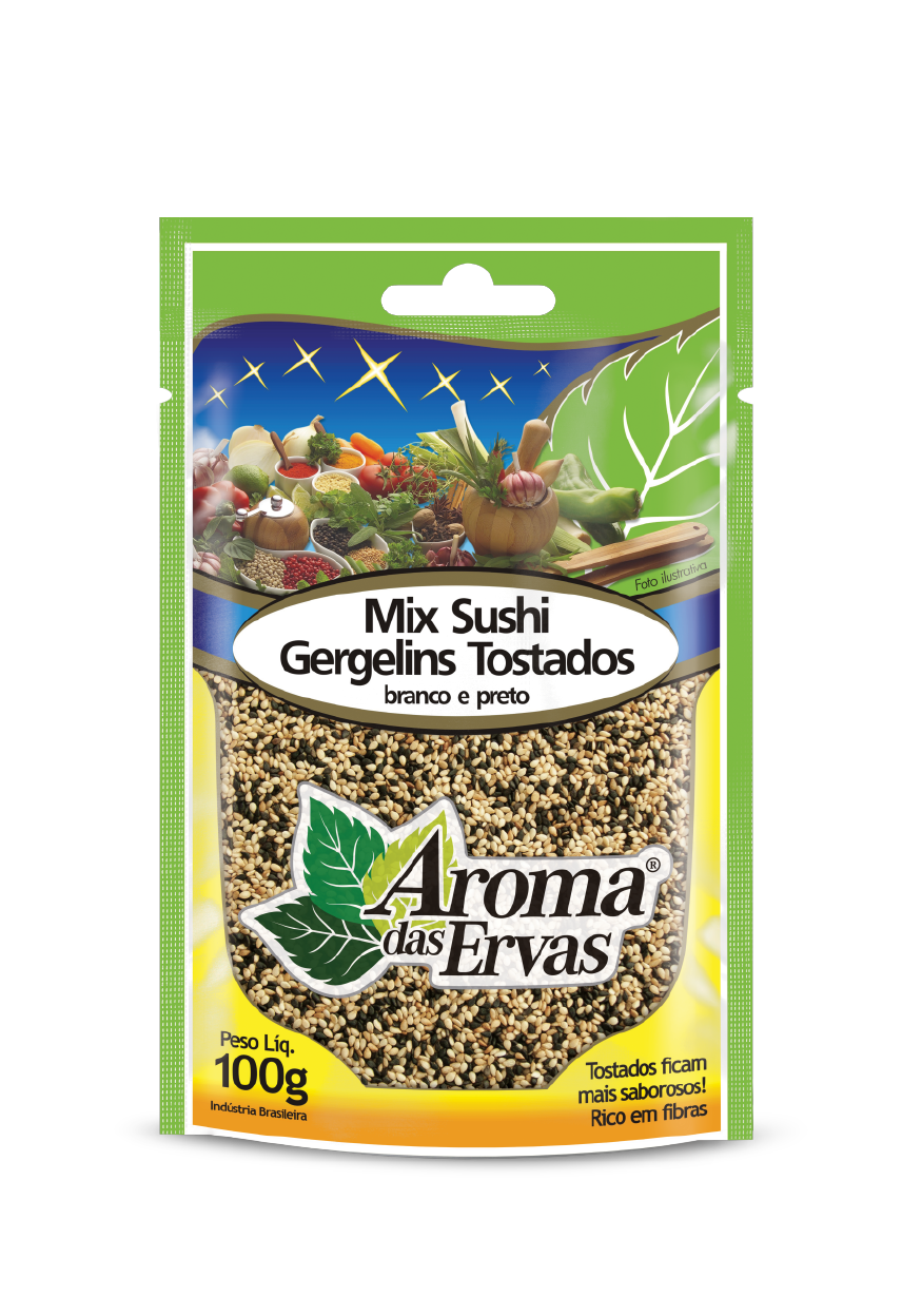 Mix Sushi Gergelins Totados 100g